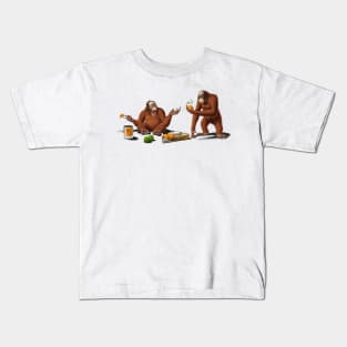 Orange Man Kids T-Shirt